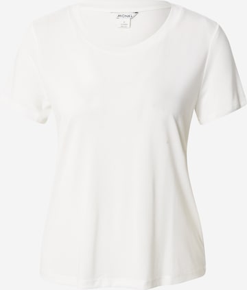 T-shirt Monki en blanc : devant