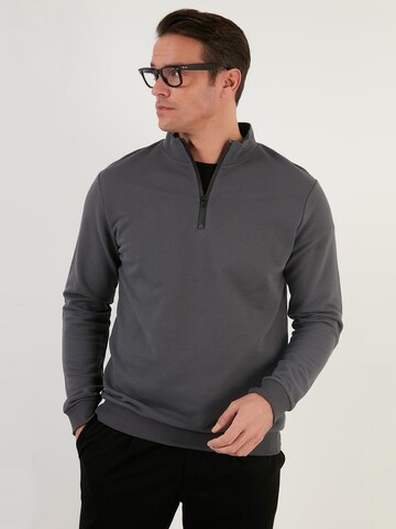 Buratti Sweatshirt in Grijs: voorkant