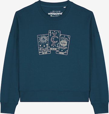 Felpa 'Tarot Set ' di Watapparel in blu: frontale