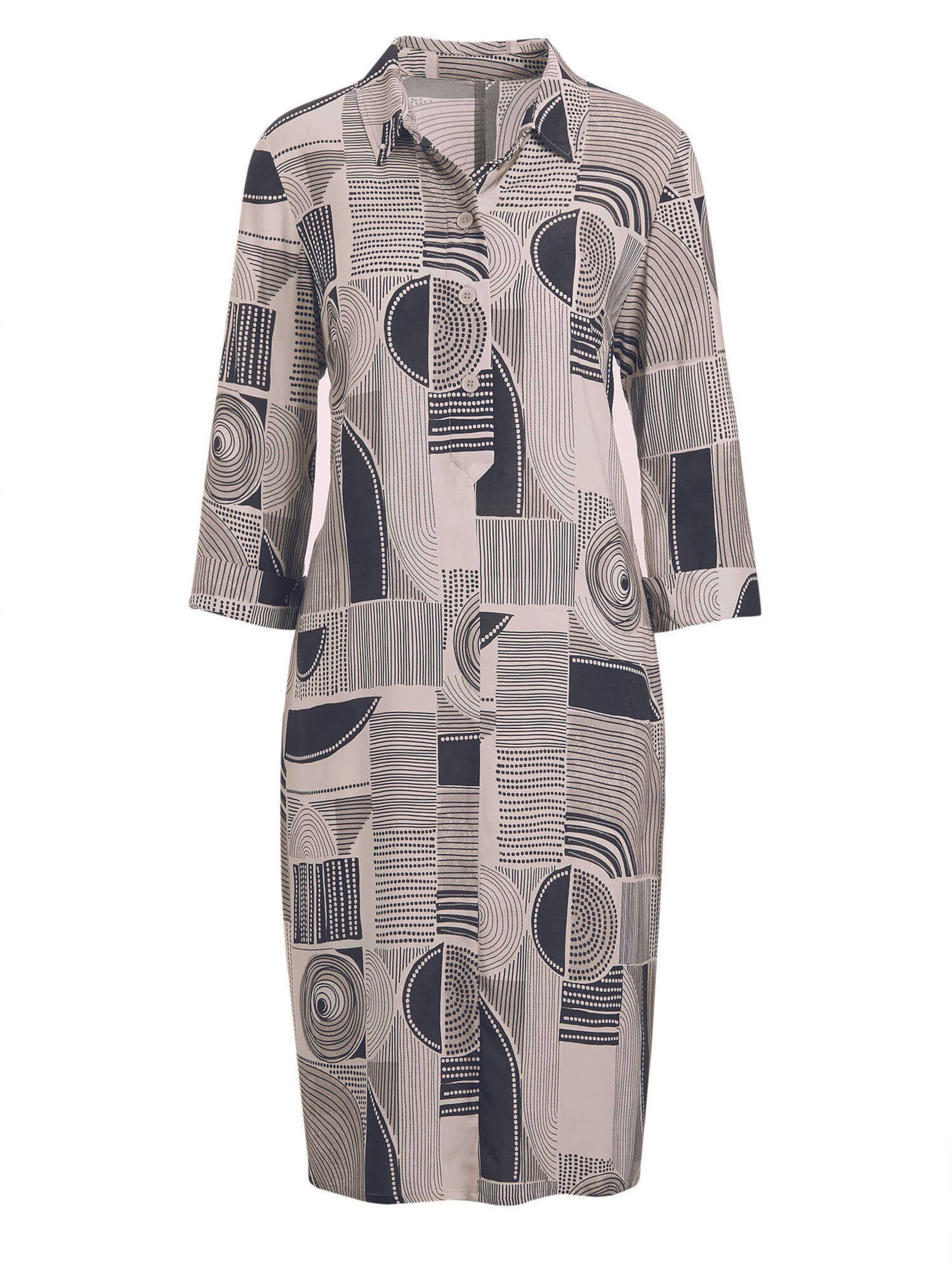 Robe-chemise Goldner en gris : devant