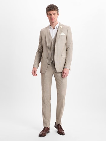 Finshley & Harding Regular fit Business Blazer ' Steven ' in Beige: front