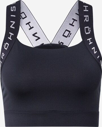 Röhnisch Bustier Sports-BH 'KAY' i sort: forside