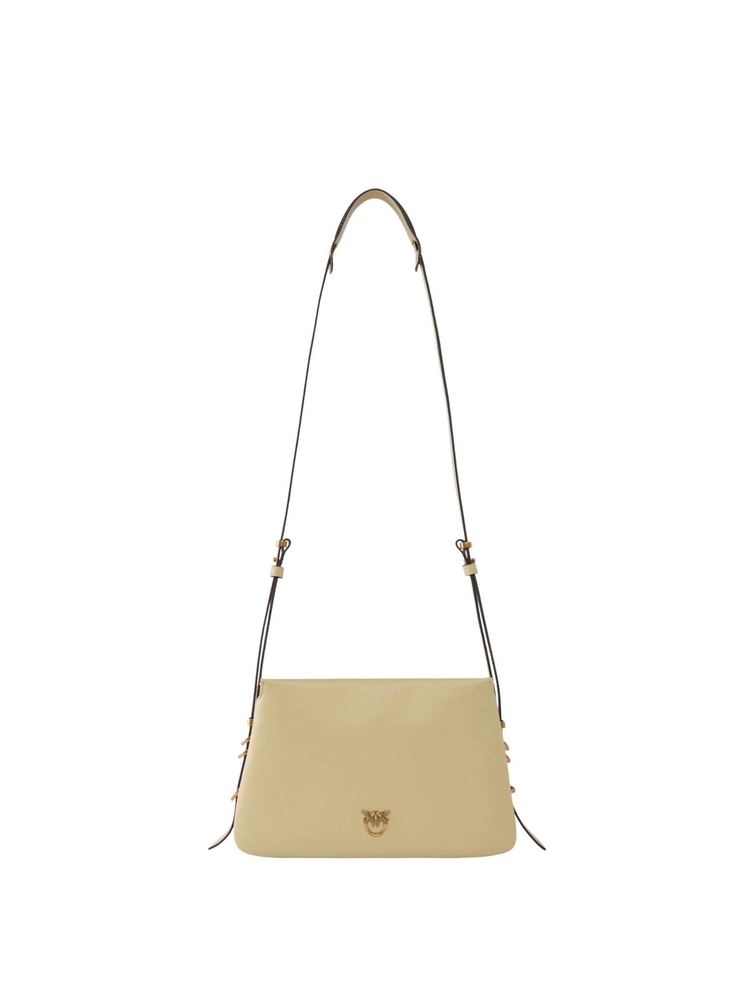Borsa a tracolla 'Triplet' di PINKO in beige: frontale