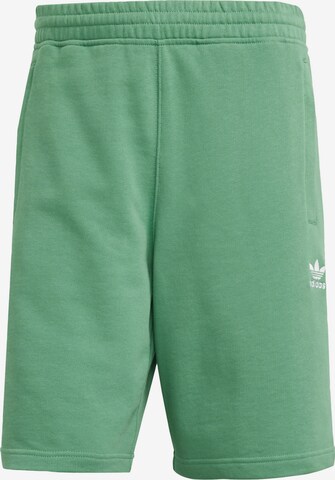 ADIDAS ORIGINALS Regular Pants 'Essentials' in Green: front