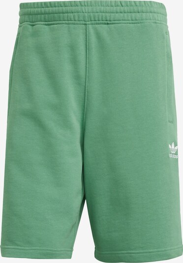 ADIDAS ORIGINALS Pantalon 'Essentials' en vert / blanc, Vue avec produit