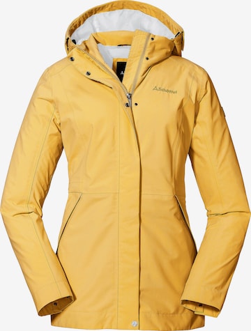 Schöffel Outdoor Jacket 'Eastleigh' in Yellow: front