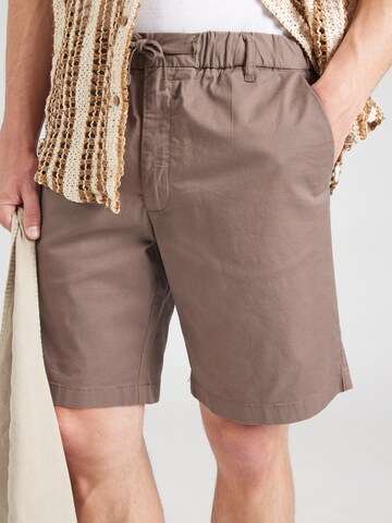 JACK & JONES Loose fit Chino trousers 'JPSTJAIDEN' in Brown