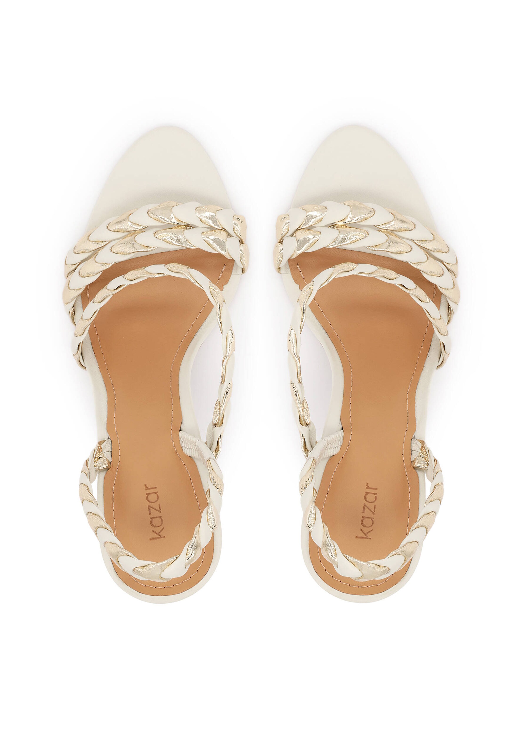 Kazar Σανδάλι σε λευκό