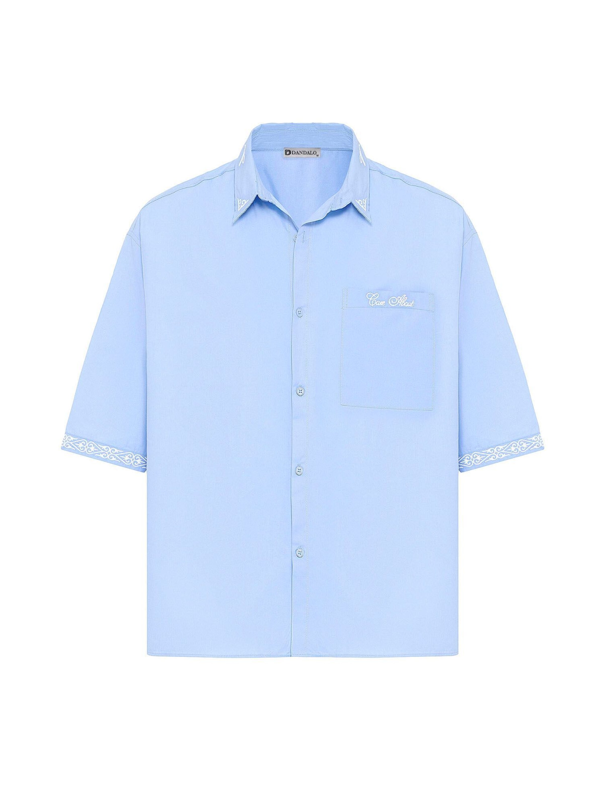 Dandalo T-shirt i blå: framsida