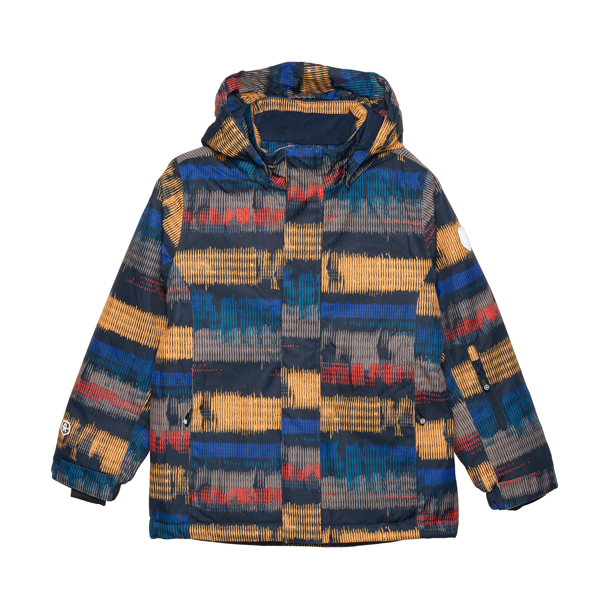 COLOR KIDS Skijacke 'Coski Aop' in Blau: Vorderseite