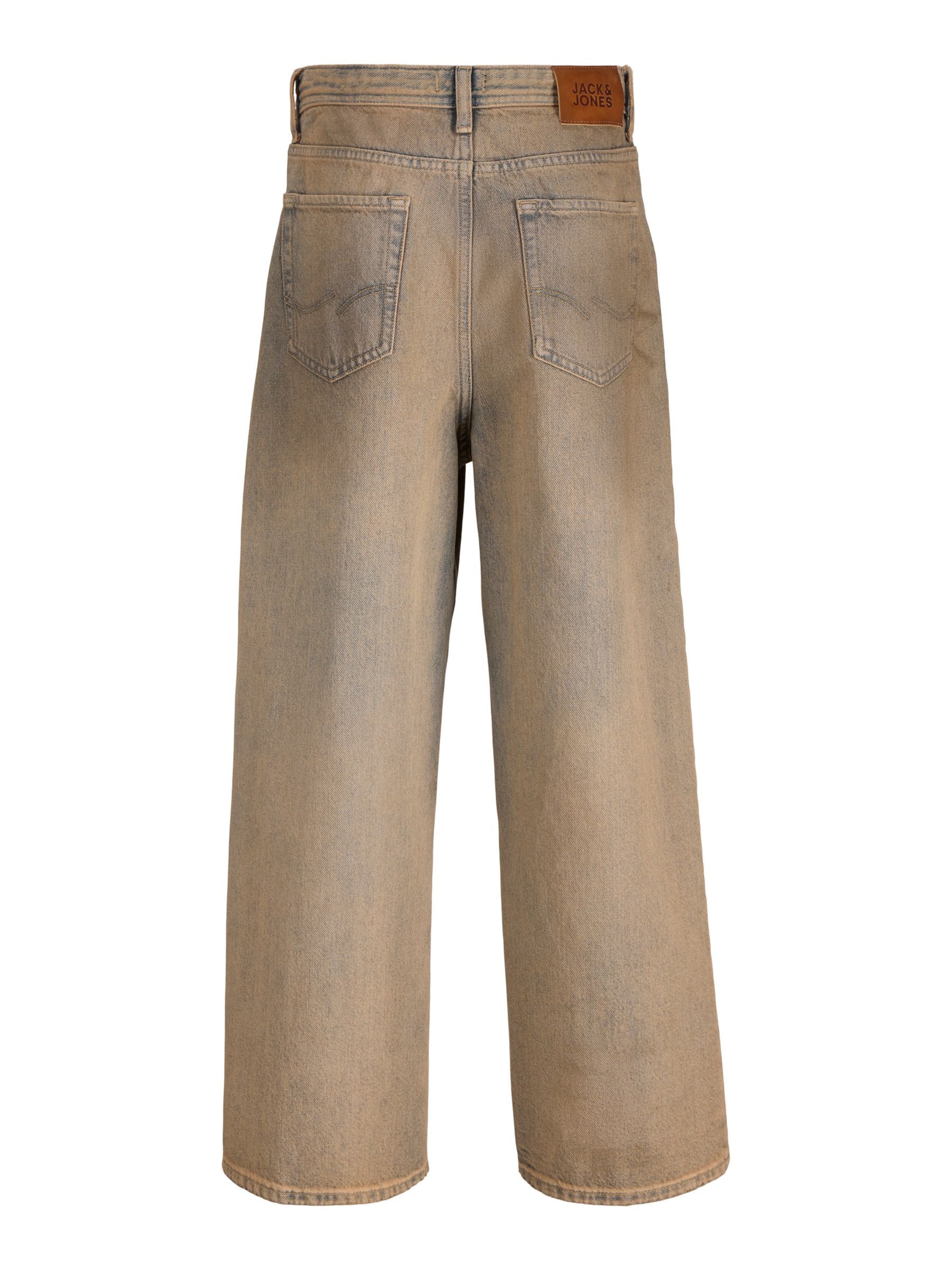 Wide leg Jeans 'JJIDave Original' di Jack & Jones Junior in marrone