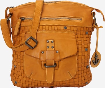 Borsa a tracolla 'Aurora' di Harbour 2nd in giallo: frontale