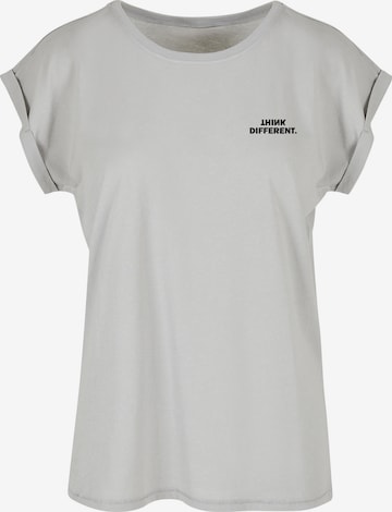 Urban Classics T-Shirt 'Think' in Grau: Vorderseite