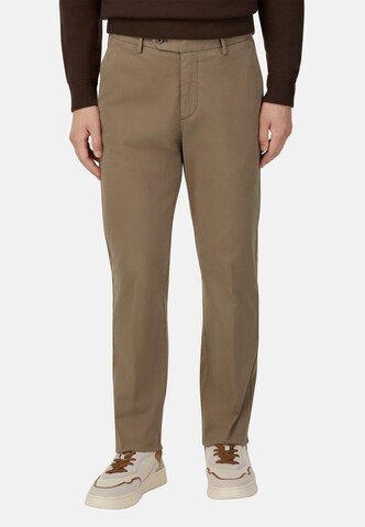 Boggi Milano Regular Broek in Grijs: voorkant