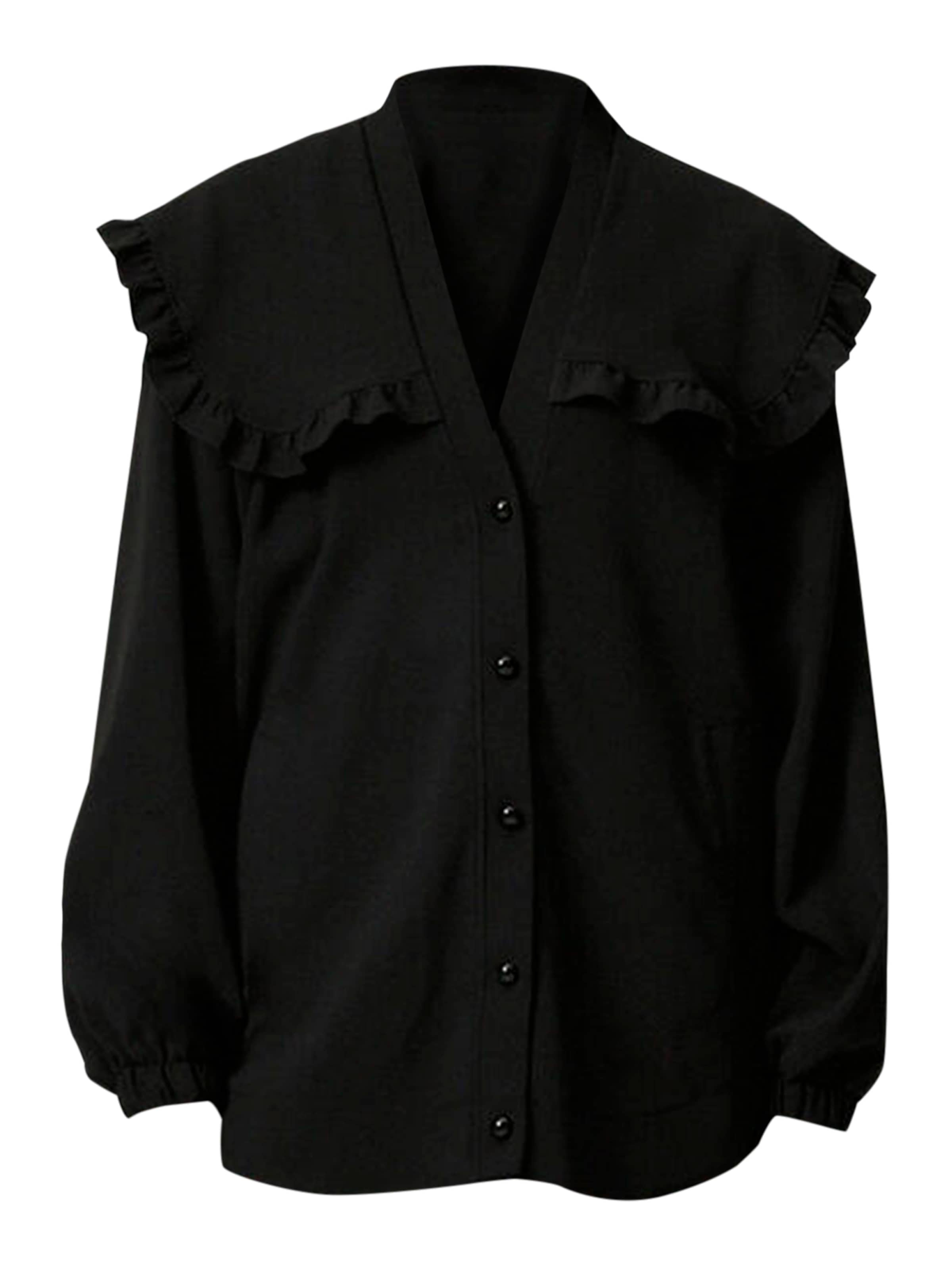 Touche Prive Strickjacke in schwarz, Produktansicht