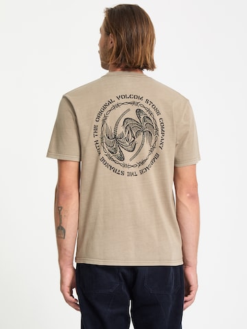 T-Shirt 'CIRCLEPALM PW' Volcom en beige