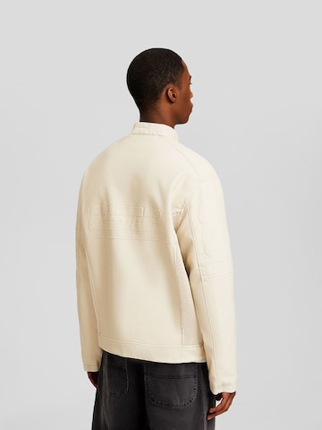 Veste mi-saison Bershka en blanc