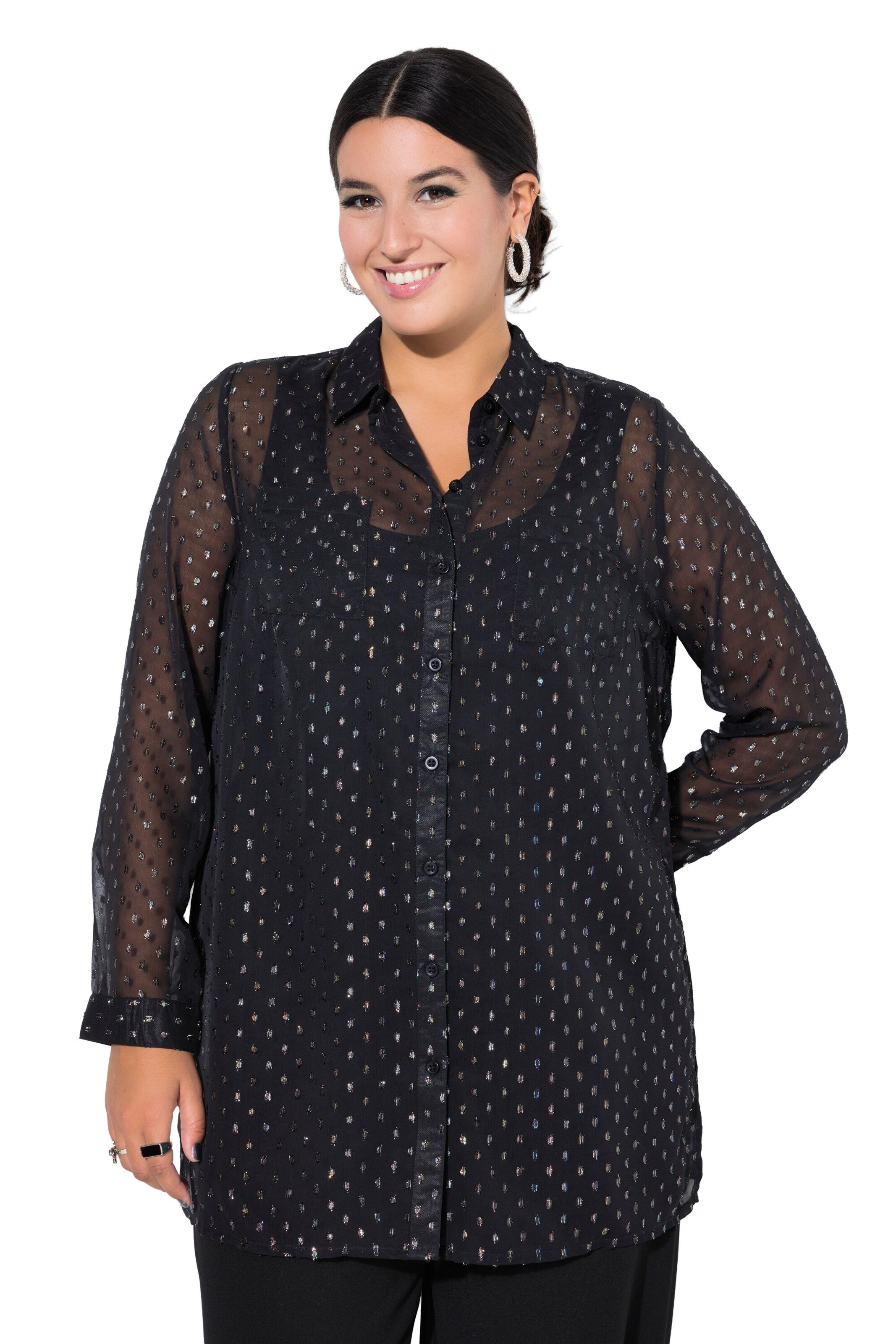 Studio Untold Blouse in Transparent: front