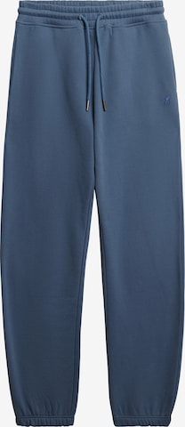 Superdry Tapered Broek in Blauw: voorkant