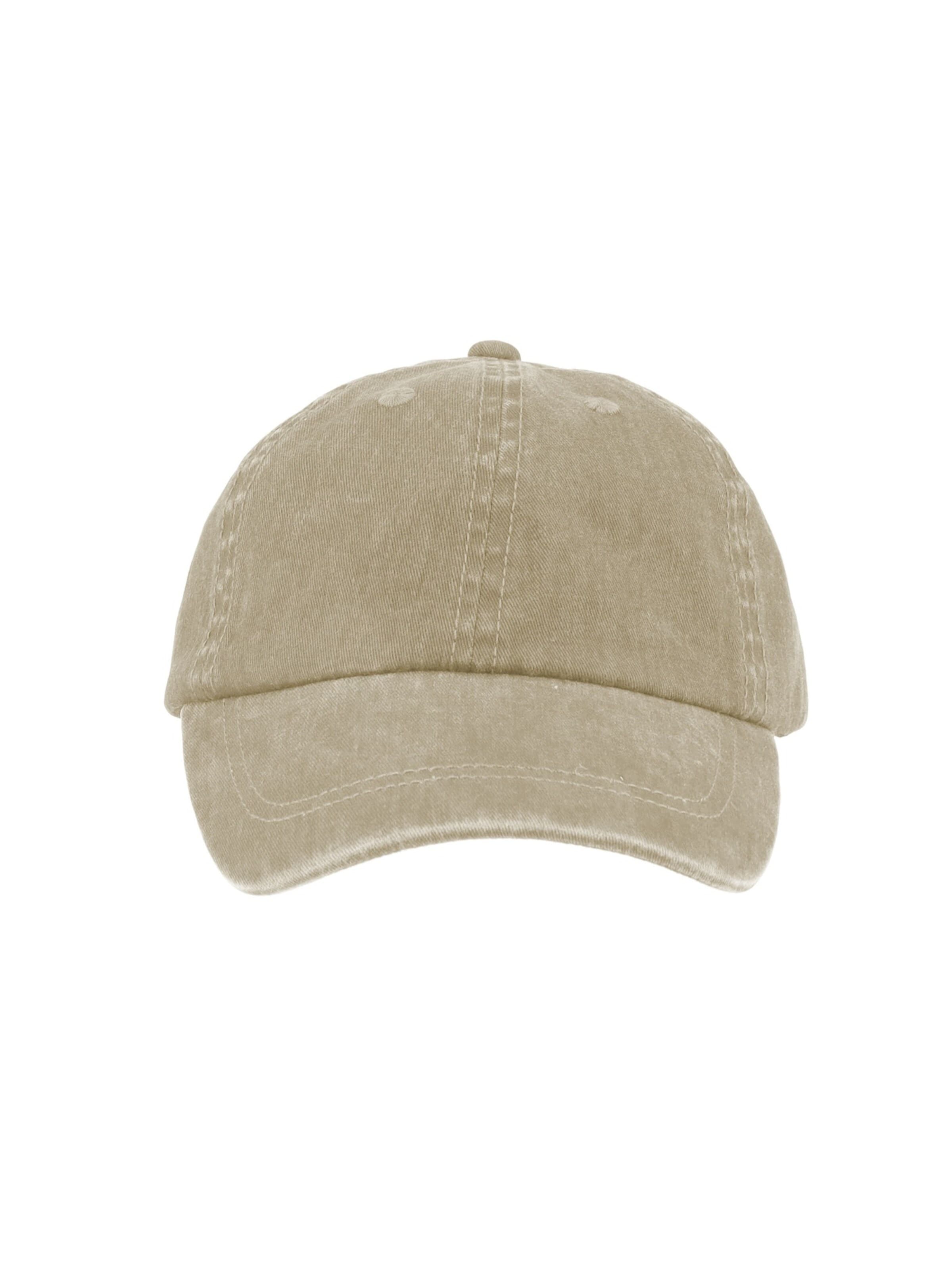 MAXIMO Hat 'KIDS-Cap Waschoptik,  Metallverschluß' in Beige