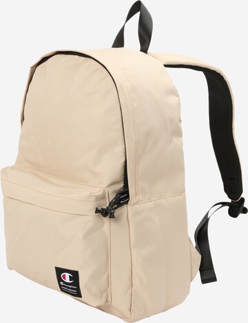 Champion Authentic Athletic Apparel Backpack in Beige: front
