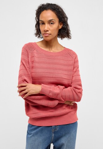 MUSTANG Sweater 'Silas' in Pink: front
