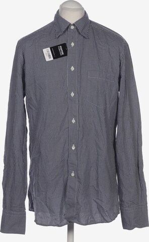 Ermenegildo Zegna Button Up Shirt in XL in Blue: front