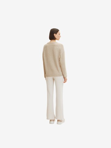 TOM TAILOR Pullover in Beige