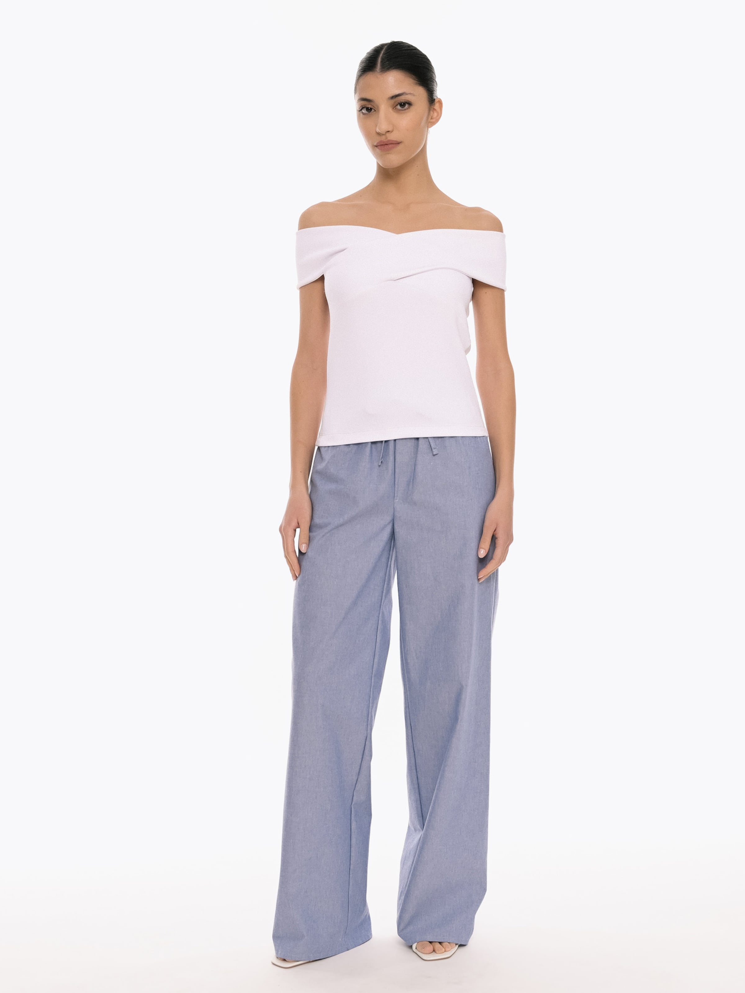 4TAILORS T-shirt i vit