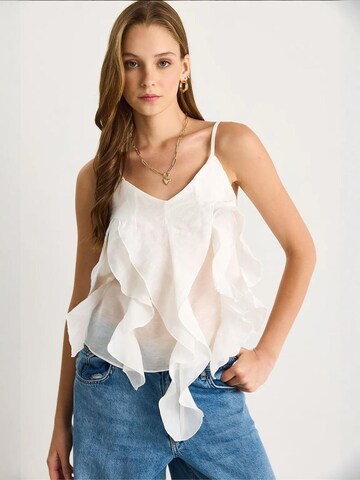 Chemisier Bianco Lucci en blanc