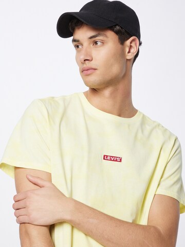 LEVI'S ® Majica 'SS Relaxed Baby Tab Tee' | rumena barva