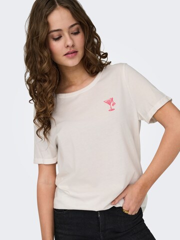 ONLY Shirt 'ONLGitte' in White