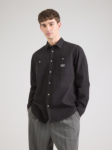 GUESS JEANS Regular Fit Skjorte i sort: forside