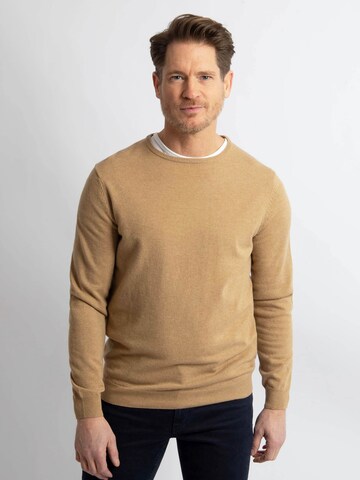 Pull-over Steppin' out en beige : devant