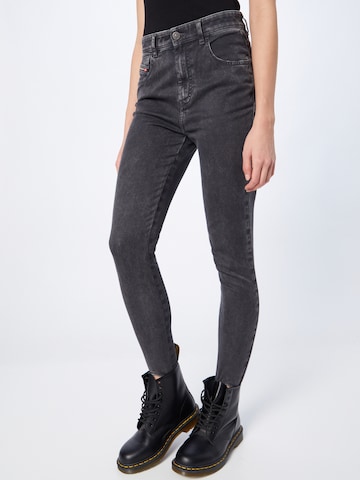 Skinny Jeans 'SLANDY' di DIESEL in nero: frontale