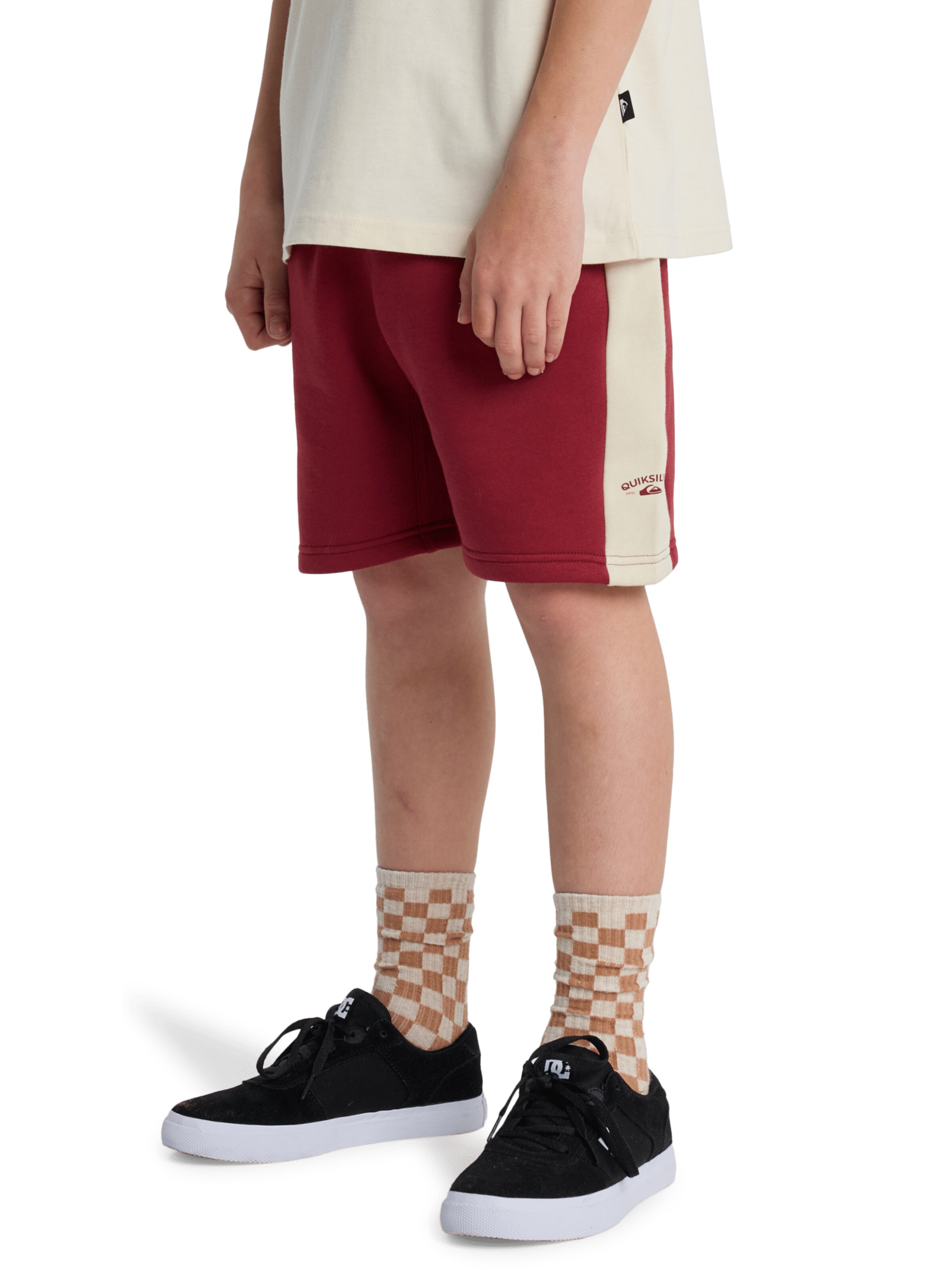 QUIKSILVER Loose fit Pants 'Knowledge Area' in Red