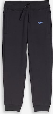 TOM TAILOR Tapered Broek in Grijs: voorkant