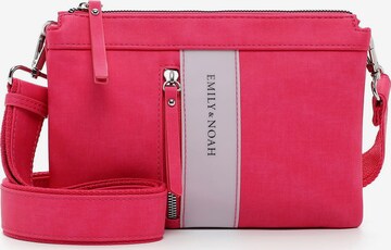 Emily & Noah Shoulder Bag ' E&N Bonnie ' in Pink: front