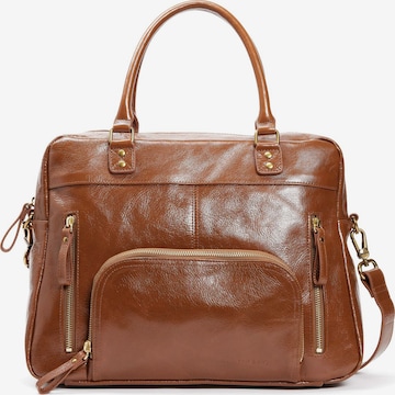 Nat&Nin Τσάντα χειρός 'Macy' σε καφέ: μπροστά