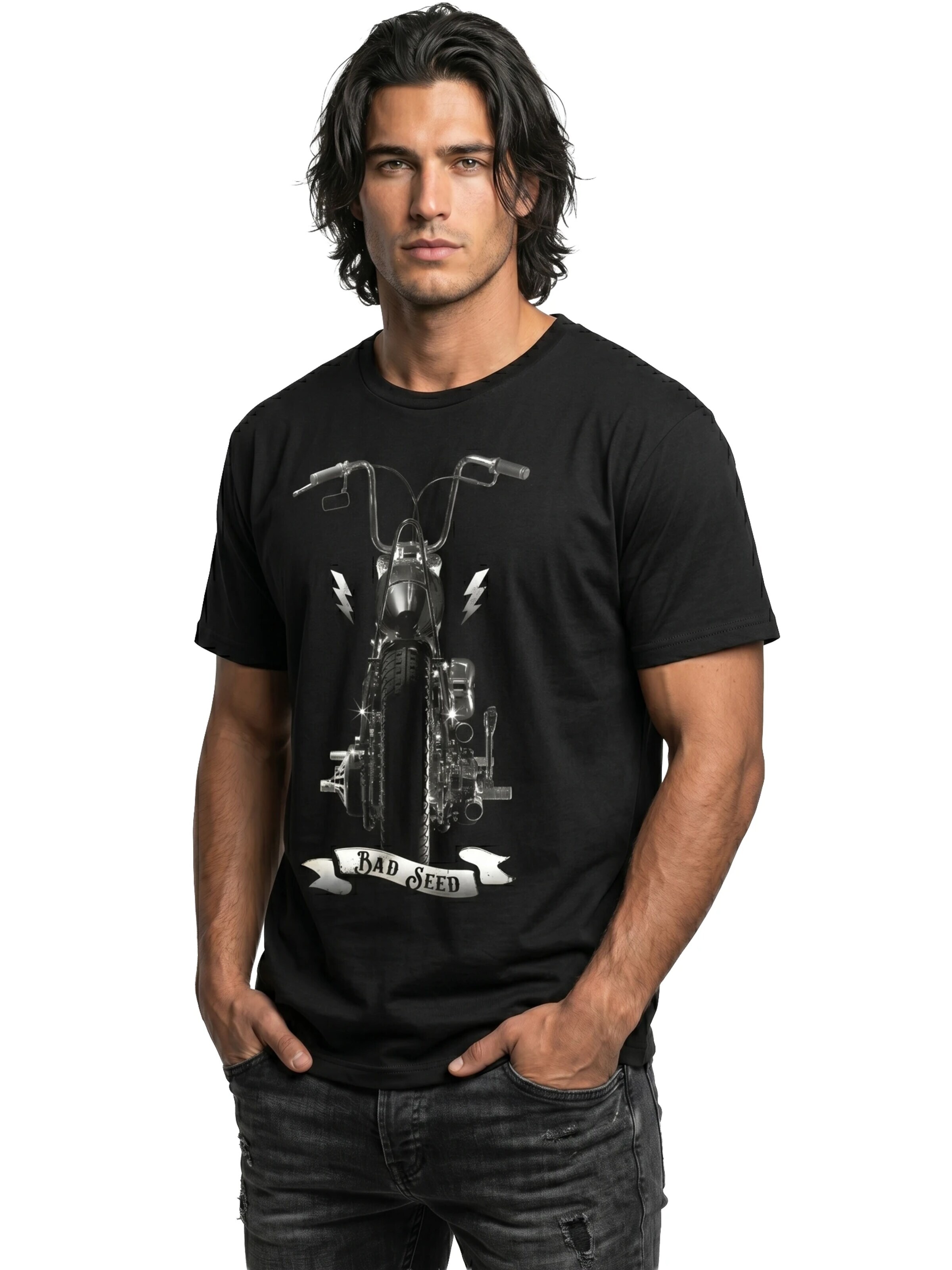 MAKAYA Shirt 'Bad Seed' in Black