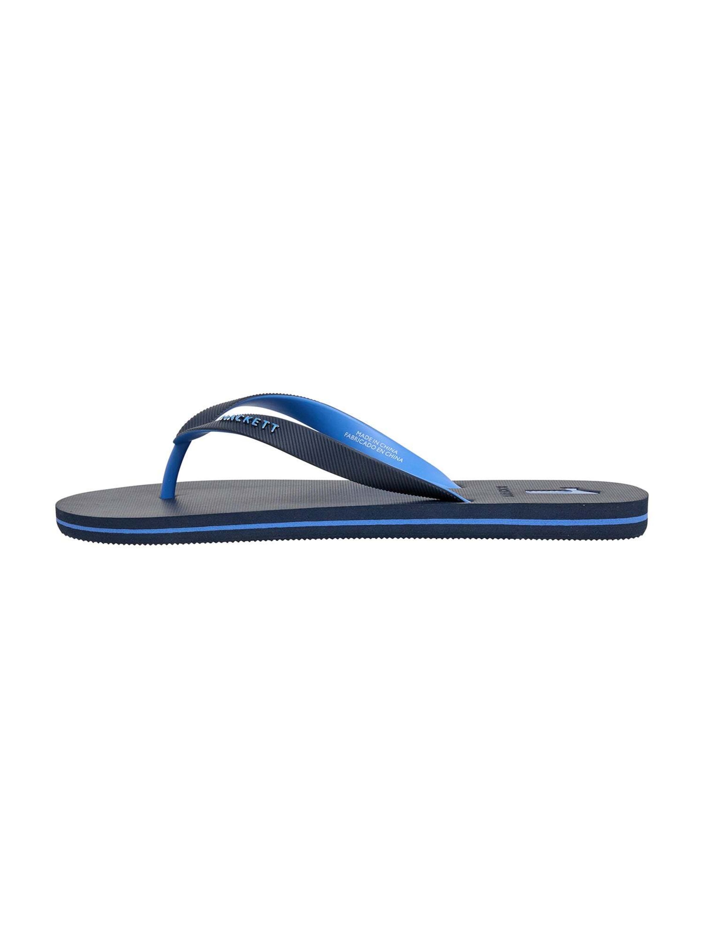 Tongs 'Capri Numbers' Hackett London en bleu : devant