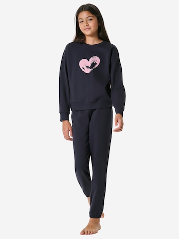 SCHIESSER - Pijama 'Nightwear' en azul: frente