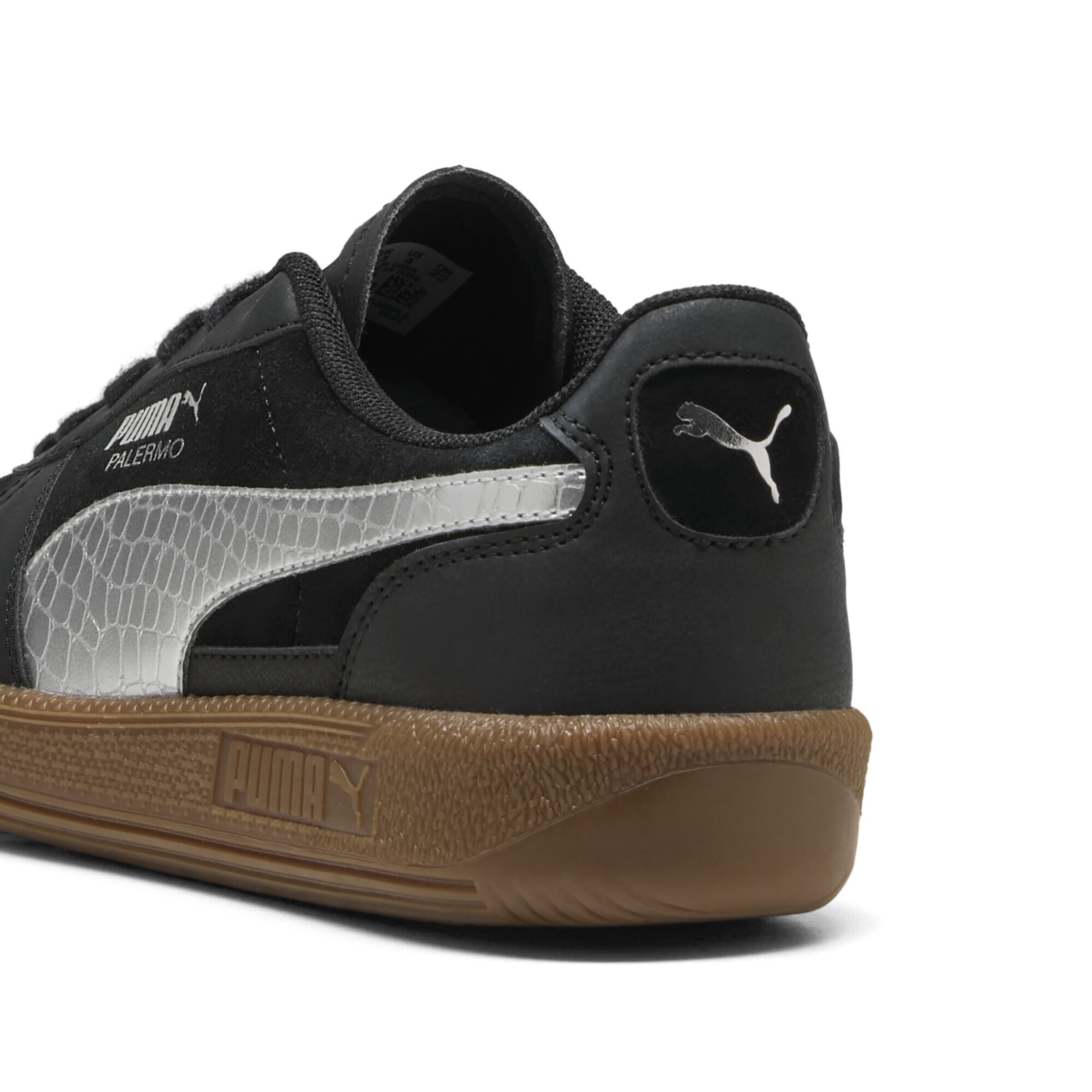 PUMA Sneakers 'Palermo Metallic Safari' in Zwart