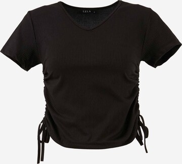 LELA Shirt in Zwart: voorkant