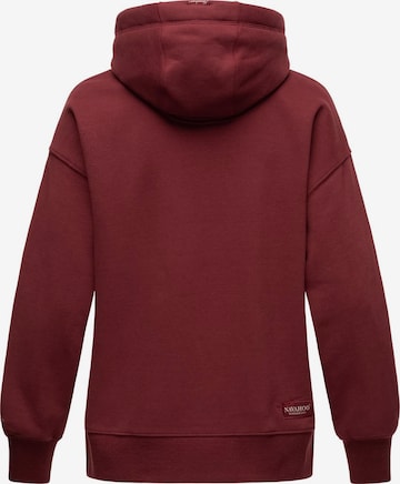 NAVAHOO - Sudadera 'Goldfee' en rojo