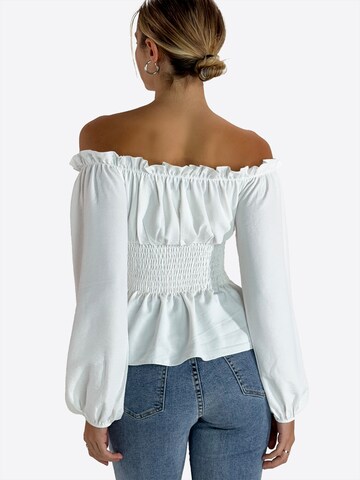 Elara Bluse in Weiß