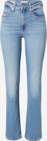 LEVI'S Bootcut Jeans '725' in Blauw: voorkant