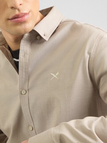 Coupe regular Chemise 'Samuel' Iriedaily en beige