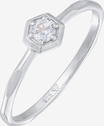 ELLI Ring in Zilver: voorkant