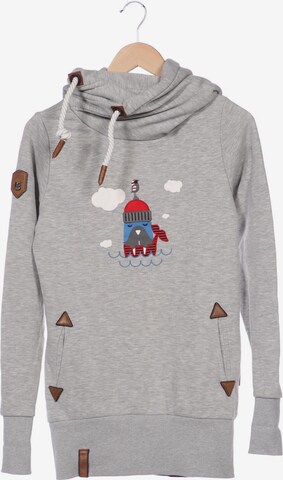 naketano Sweatshirt & Zip-Up Hoodie in M in Grey: front